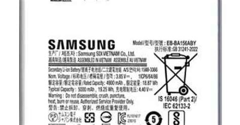 Samsung Galaxy A15 Original Battery Module - Cellspare