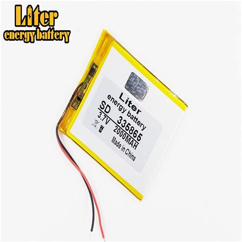 335865 3 7 V 2000mah Lithium Polymer Lipo Akku Zel Grandado