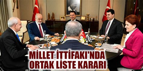 Millet İttifakı nda ortak liste kararı Gaziantep Son Dakika Haberleri