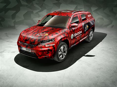 Skoda Kodiaq Camouflage Tour De France Behance