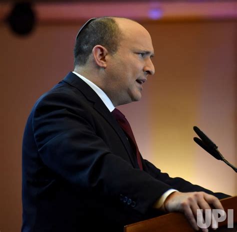 Photo Israeli Prime Minister Naftali Bennett Speaks To American Jewish