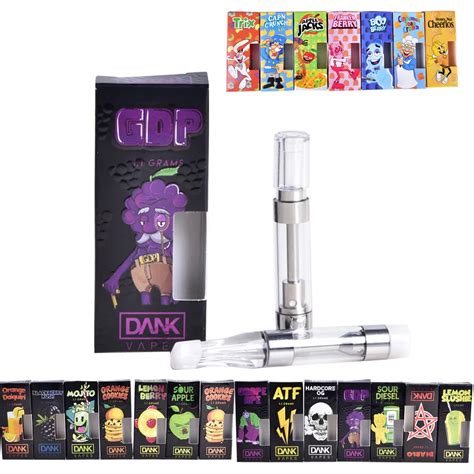 Dank Vapes Cartridge Packaging Cereal Carts 510 Ceramic Cartridges