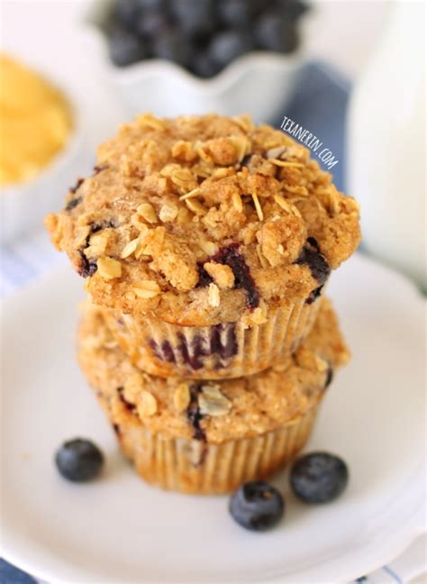 Blueberry Lemon Curd Muffins 100 Whole Grain Dairy Free Options Texanerin Baking