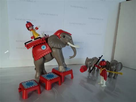 Playmobil Vintage Cirque Num Ro Dompteur L Phants L Phanteaux Set