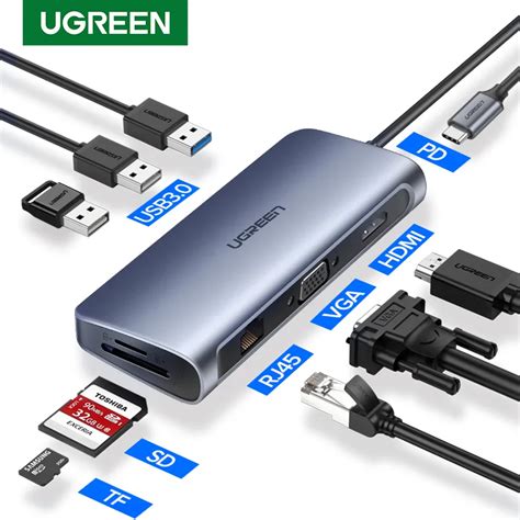 UGREEN Thunderbolt 3 Dock USB Type C To HDMI HUB Adapter For MacBook