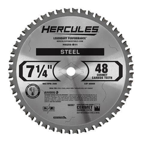 7 1 4 In 48T Steel Cutting Circular Saw Blade