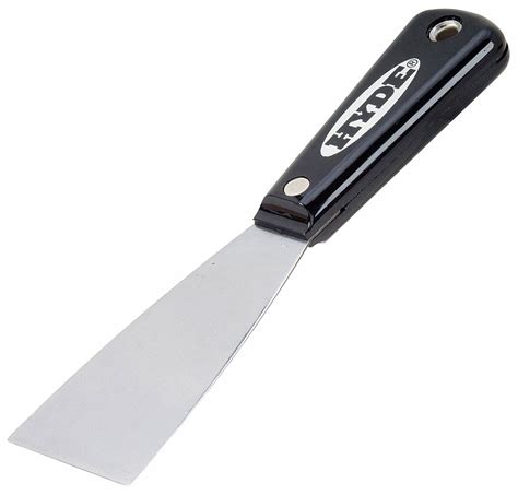 Hyde Flexible Putty Knife With 2 Stainless Steel Blade Blacksilver