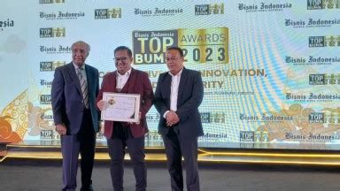 Pegadaian Raih Dua Penghargaan Top Bumn Awards Bandung