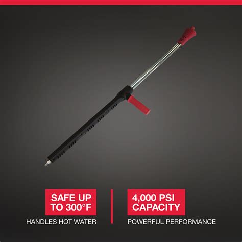 NorthStar Hot Water Pressure Washer Dual Vented Lance 4000 PSI 10 5