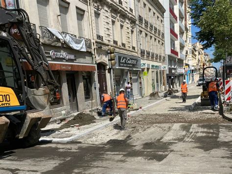 Saint Étienne La rue du 11 Novembre en travaux Ils nous ont cassés