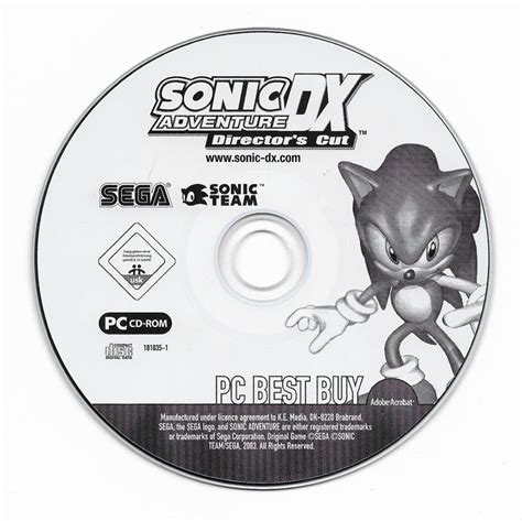 Sonic Adventure Dx Directors Cut Cover Or Packaging Material Mobygames