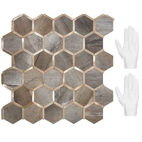 Buy STICKGOO Hexagon Peel And Stick Backsplash Tile Stick On