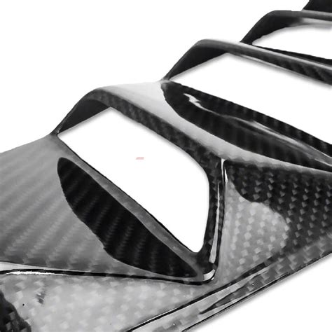 Cobra Tek Mustang Quarter Window Louvers Gloss Black Carbon Fiber Cbk