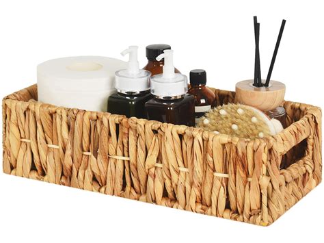 Storageworks Toilet Tank Basket Wicker Storage Basket For Bathroom