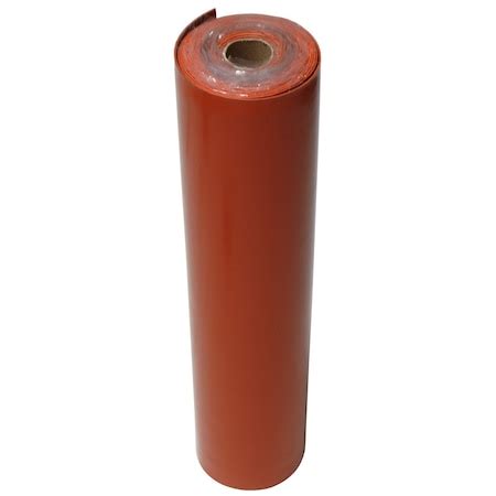 Rubber Cal Silicone Commercial Grade Red Orange 60A Rubber Sheets