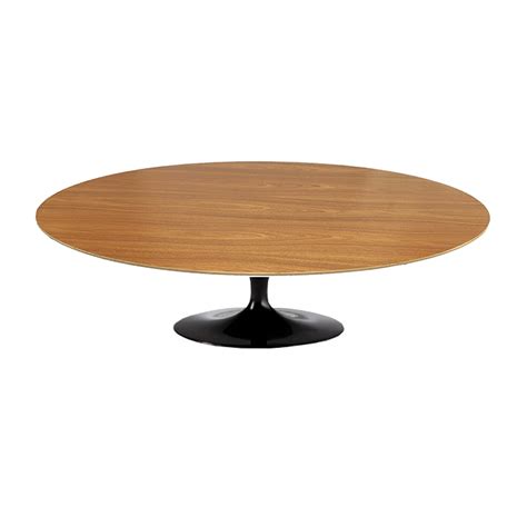 Mesa Saarinen Oval Centro Freij X Cm Base Preta