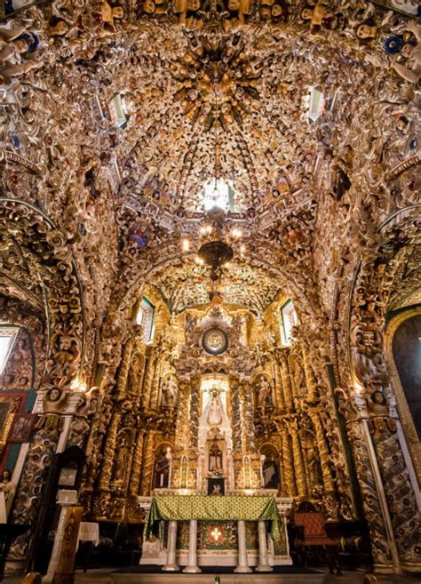 Iglesia De Santa Mar A Tonantzintla La Nica Iglesia En Puebla Con