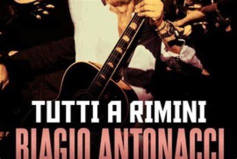 Biagio Antonacci Protagonista Concerto 31 Dicembre A Rimini Tiscali