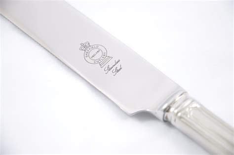 Kings Pattern Stainless Steel Wedding Cake Knife Gift Boxed The