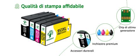 Greensky Rigenerato 953xl Cartuccia Di Inchiostro Sostituzione Per Hp 953 Xl Per Hp Officejet