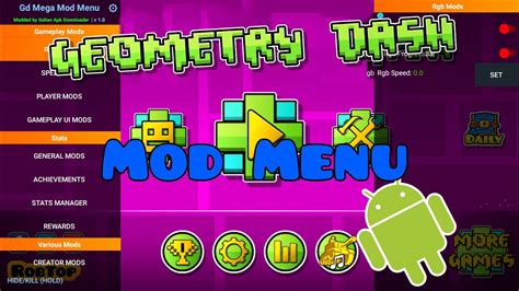 Geometry Dash 2 111 Mod Menu For Android YouTube