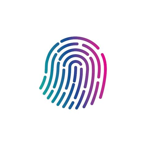 Premium Vector Fingerprint Logo Vector Illustration