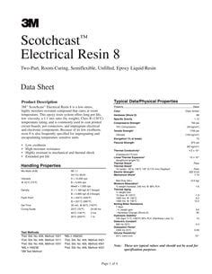 3M Scotchcast Electrical Resin 8 16 Lb Unit 1 Gallon Can 3M India