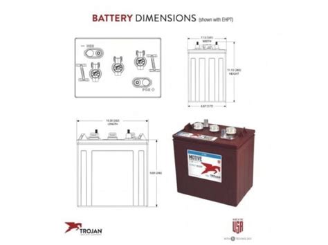 Bateria Trojan T V Ah Baterias Y Amperios