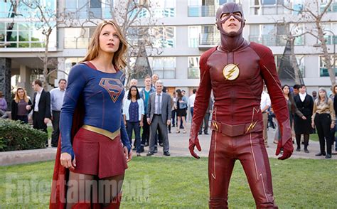 Kara And The Flash Get Acquainted In More Photos From Supergirl Season 1