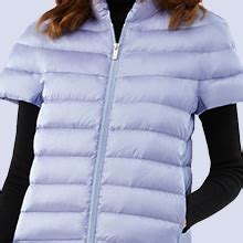 MARTHA STEWART Womens Puffy Vest Down Vest Jacket For Women At