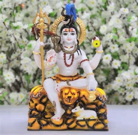 Shiva Statue Resin Large Shiva Idol Mahadev Sculpture Shiv Figurine