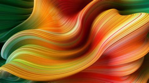 Waves of colors 3840x2160 4K艺术高清壁纸 壁纸之家