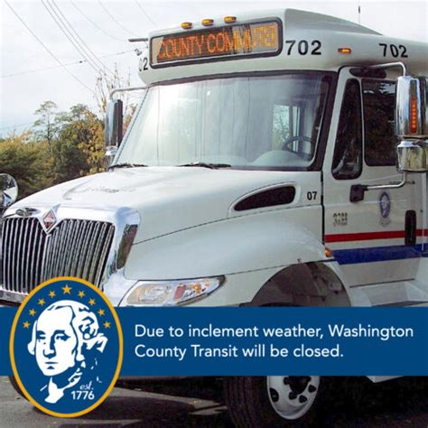 Washington County Transit Closing At 3pm Washington County