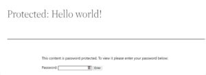 How To Customize A Password Protected Page In WordPress