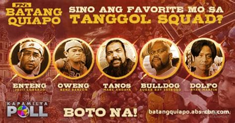 Poll Fave Tanggol Squad Batang Quiapo Abs Cbn Entertainment