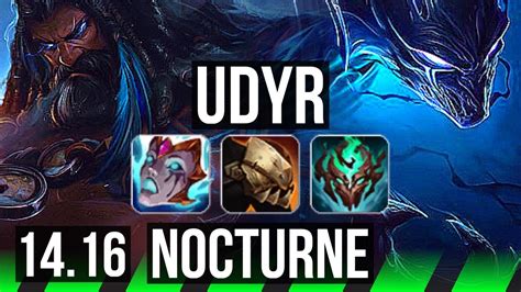 UDYR Vs NOCTURNE JGL 68 Winrate 6 Solo Kills 12 2 5 Legendary