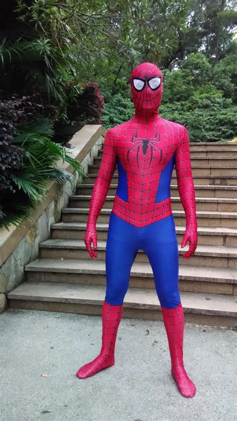 The Amazing Spider Man Cosplay Costume Superhero Spiderman Lycra