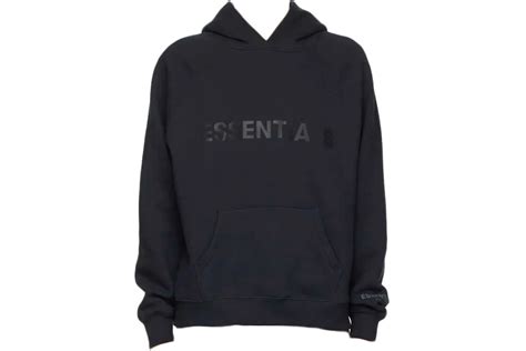 Fear Of God Essentials X Ssense Pullover Hoodie Applique Logo Dark Navy Fw20 Us