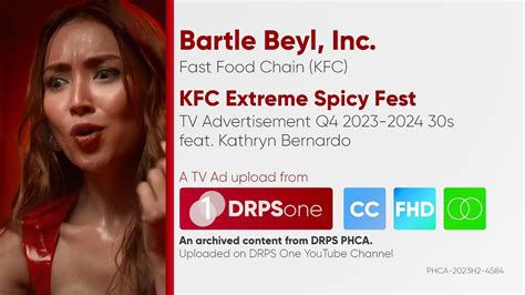 Kfc Extreme Spicy Fest Tv Ad Q4 2023 2024 30s With Kathryn Bernardo