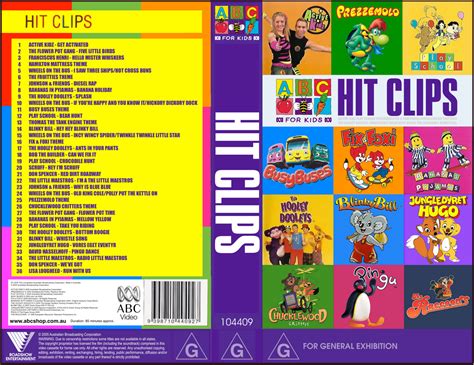 ABC for Kids Hit Clips VHS Full Cover by StevenandStevie on DeviantArt