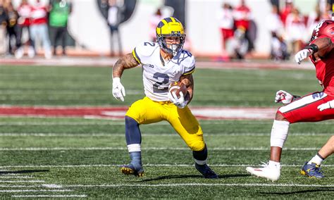 Michigan football players of the game after defeating Indiana