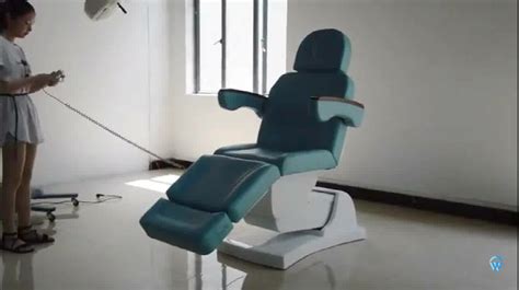 China White Milking Spa Equipment Leisure Hydraulic Facial Tattoo Salon Chair Massage Table