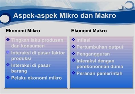 Perbedaan Ekonomi Mikro Dan Ekonomi Makro Adalah Homecare