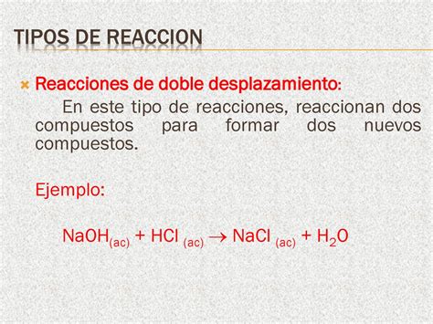 10 Ejemplos De Reacciones De Doble Desplazamiento Nuevo Ejemplo