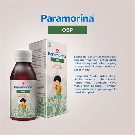 Obat Sirup Anak Herbal Batuk Pilek - Paramorina OBP - Obat Batuk Pilek ...