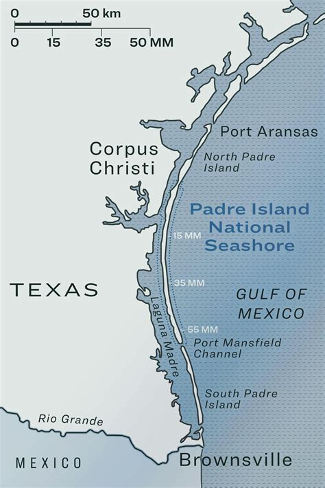 North Padre Island Map Shina Dorolisa