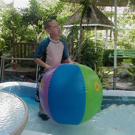 Beach Ball Sprinkler For Kids Inflatable Sprinkler Grandado