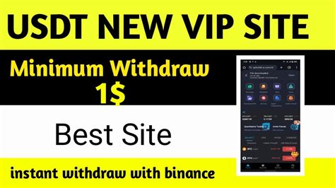 Vip Usdt Earning Site Today New Usdt Earning Platform New Usdt