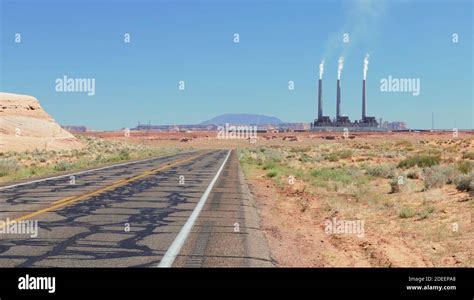 Salt River Project Navajo Generating Station In Page Arizona Stock