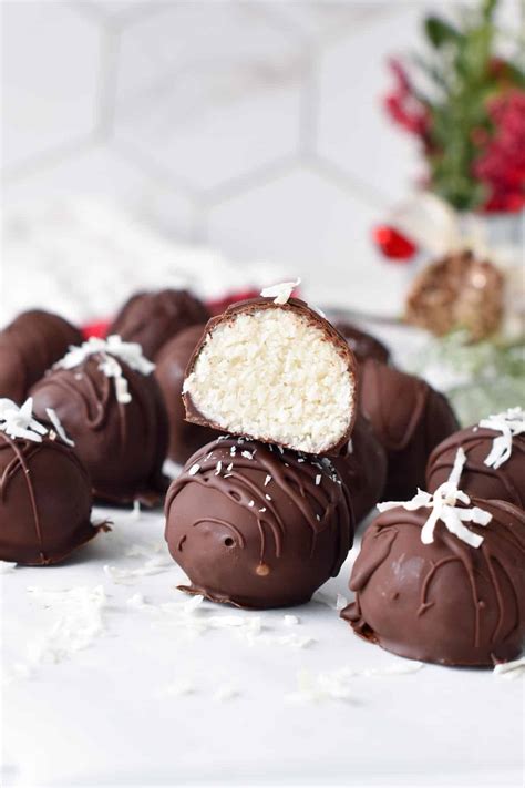 Chocolate Coconut Balls - The Conscious Plant Kitchen